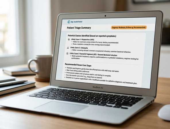 Detailed AI health report for cat eye discharge analysis