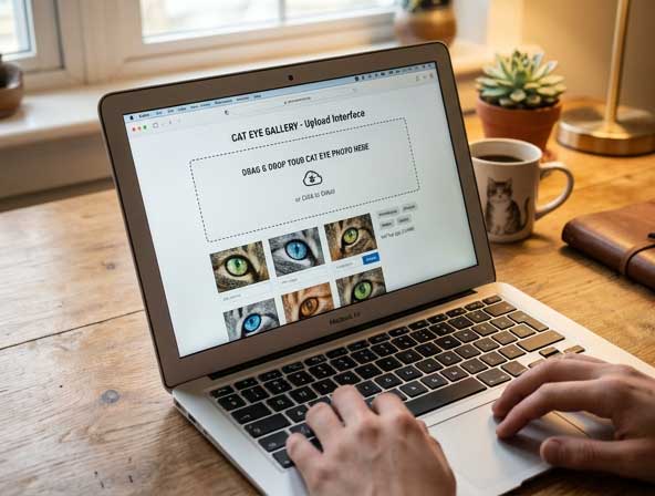 Upload a photo of your cat's eye discharge to Yipara for AI analysis