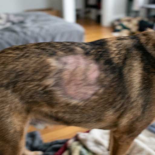 Bad example: blurry photo where hair loss pattern is not clear