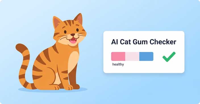 AI Cat Gum & Tongue Color Photo Analysis Tool