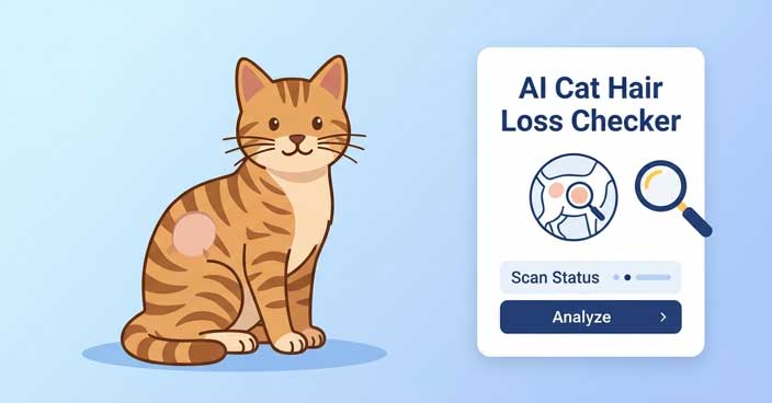AI Cat Hair Loss Photo Analysis Tool